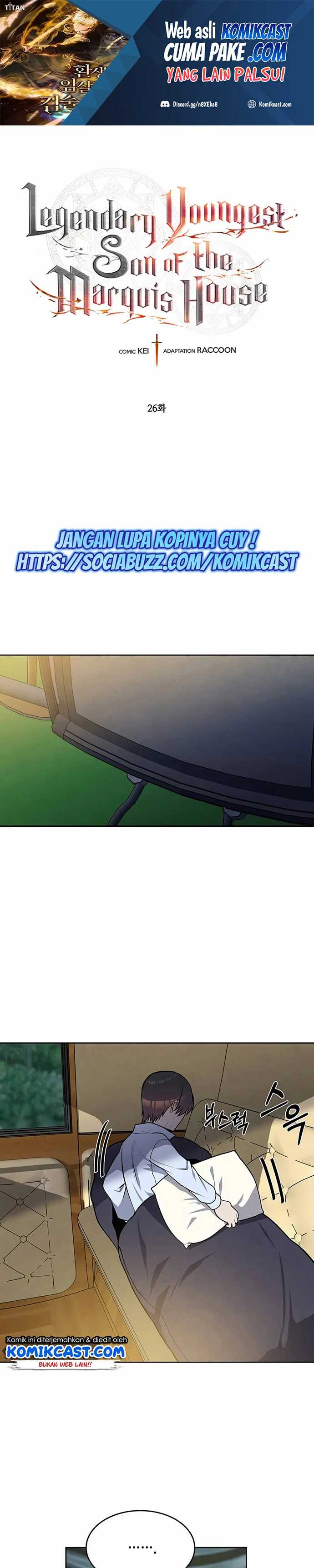 Legendary Youngest Son of the Marquis House Chapter 26 page 1