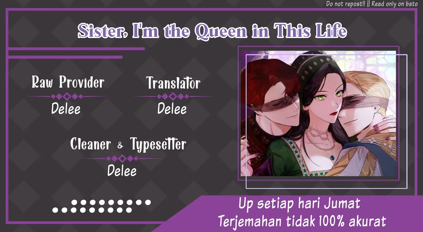 Sister, I Am the Queen in This Life Chapter 1 page 0